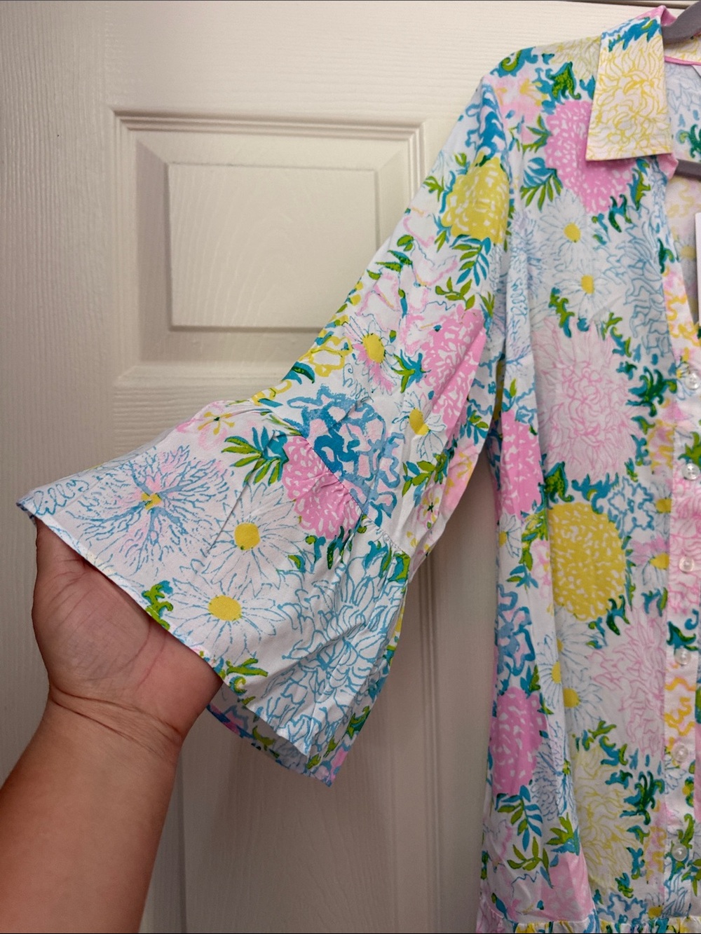 Lilly Pulitzer- Rayanna Tunic Shirtdress (Multi Lilly Garden) - Picture 4 of 7